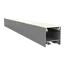 Harmony Profiles 20 mm x 20 mm LED-Aluminiumprofil mit Diffusorabdeckung für LED-Streifen – 318ALU, hochwertiges Montagesystem für indirekte Beleuchtung, präzise Maße nach DIN-Norm