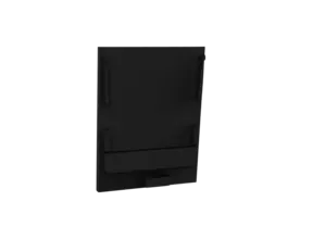 Endkappe ohne Kabeldurchführung – XL340 SCHWARZ