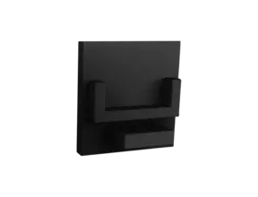 Endkappe ohne Kabeldurchführung für LED Aluminiumprofil 302Schwarz