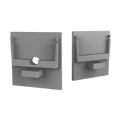 XL306ALU Aluminium-Endkappe mit Kabeldurchführung für LED-Streifenprofile – Robust, präzise verarbeitet, ideal für 10-30 mm breite Profile, inklusive Montagezubehör XL306ALU Aluminium-Endkappe mit Kabeldurchführung für LED-Streifenprofile – Robust, präzise verarbeitet, ideal für 10-30 mm breite Profile, inklusive Montagezubehör