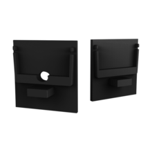 Endkappe ohne Kabeldurchführung – XL306 SCHWARZ