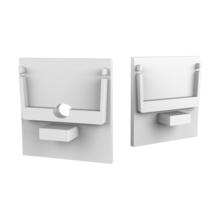 Endkappe ohne Kabeldurchführung – XL306WIT für LED Streifen