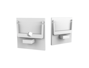 Endkappe ohne Kabeldurchführung – XL306WIT für LED Streifen