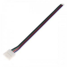 10mm RGBW / RGBWW LED Streifen Verbinder einseitig mit Kabel