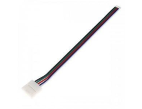 10mm RGBW / RGBWW LED Streifen Verbinder einseitig mit Kabel