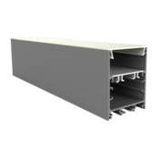 LED-Aluminiumprofil 40mm x 50mm mit opaler Klickabdeckung – XL340ALU für LED-Streifen, hochwertige Beleuchtungslösung, präzise Lichtführung, ideal für Innen- und Außenbereich, langlebig und einfach zu montieren