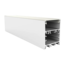 Harmony Profiles 40mm x 50mm weißes LED-Aluminiumprofil mit Klickabdeckung für LED-Streifen – XL340WEISS, ideal für indirekte Beleuchtung, 40x50 mm, hochwertige Lichtstreuung