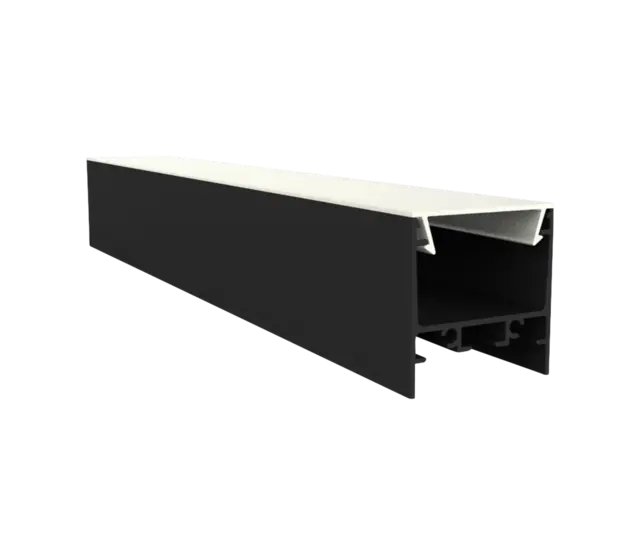 Schwarzes LED-Aluminiumprofil 30 mm x 30,92 mm mit opaker Klick-Abdeckung für LED-Streifen – XL306Schwarz, ideal für indirekte Beleuchtung Schwarzes LED-Aluminiumprofil 30 mm x 30,92 mm mit opaker Klick-Abdeckung für LED-Streifen – XL306Schwarz, ideal für indirekte Beleuchtung