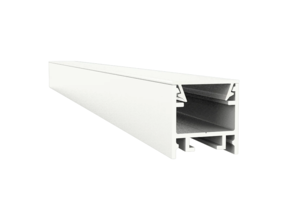 Weißes LED-Profil 30x30,92 mm mit opaler Klickabdeckung – XL306WEISS