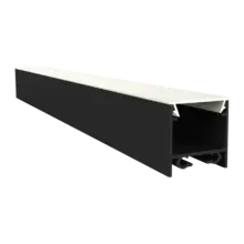 LED Aluminium Profil 20x20mm 318Schwarz inkl. Opale Klick-Abdeckung für LED Streifen