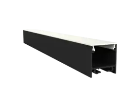 LED Aluminium Profil 20x20 mm Schwarz mit opaler Klick-Abdeckung für LED-Streifen
