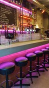 Schwarzes LED-Aluminiumprofil 20x20 mm mit opaler Klick-Abdeckung für LED-Streifen