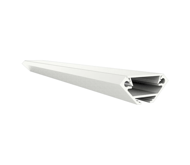 Winkelprofiel für LED Streifen, weiß, 27,05 x 12,35 mm, inkl. Diffusorabdeckung – 323WEISS – Aluminiumprofil für LED-Beleuchtung, präzise Maße, optimale Lichtstreuung Winkelprofiel für LED Streifen, weiß, 27,05 x 12,35 mm, inkl. Diffusorabdeckung – 323WEISS – Aluminiumprofil für LED-Beleuchtung, präzise Maße, optimale Lichtstreuung