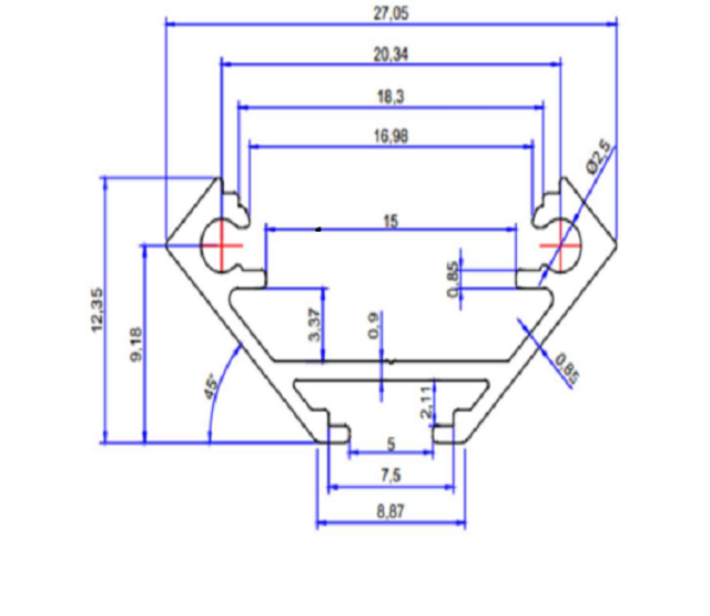 Winkelprofiel für LED Streifen, weiß, 27,05 x 12,35 mm, inkl. Diffusorabdeckung – 323WEISS – Aluminiumprofil für LED-Beleuchtung, präzise Maße, optimale Lichtstreuung Winkelprofiel für LED Streifen, weiß, 27,05 x 12,35 mm, inkl. Diffusorabdeckung – 323WEISS – Aluminiumprofil für LED-Beleuchtung, präzise Maße, optimale Lichtstreuung