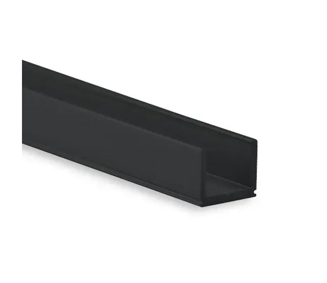 Schwarzes ultraflaches LED-Aluminiumprofil 7 mm x 7,8 mm mit opaker Klickabdeckung für LED-Streifen – SLIM06ZWART | Schmales Design, perfekt für indirekte Beleuchtung Schwarzes ultraflaches LED-Aluminiumprofil 7 mm x 7,8 mm mit opaker Klickabdeckung für LED-Streifen – SLIM06ZWART | Schmales Design, perfekt für indirekte Beleuchtung