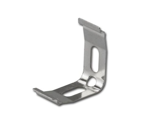 Montageklemmer für C25ALU LED-Profil – Universelle Befestigung für LED-Streifen, Aluminiumprofil 25 mm, einfache Installation, robuste Halterung für Innen- und Außenbereich Montageklemmer für C25ALU LED-Profil – Universelle Befestigung für LED-Streifen, Aluminiumprofil 25 mm, einfache Installation, robuste Halterung für Innen- und Außenbereich