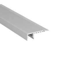 LED Treppenprofil 2m mit Klick-Abdeckung 46,6x14,1mm – M10ALU für LED Streifen