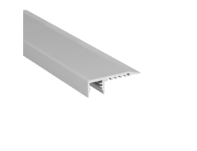 LED Treppenprofil M10ALU – 2 m, 46,6 × 14,1 mm, Aluminium | Mit Lichtaustritt nach unten