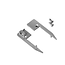 Endkappe für LED-Profil – Luksus Endkappen-Set M10ALU für LED Treppenprofil – 2 Stück, Aluminium