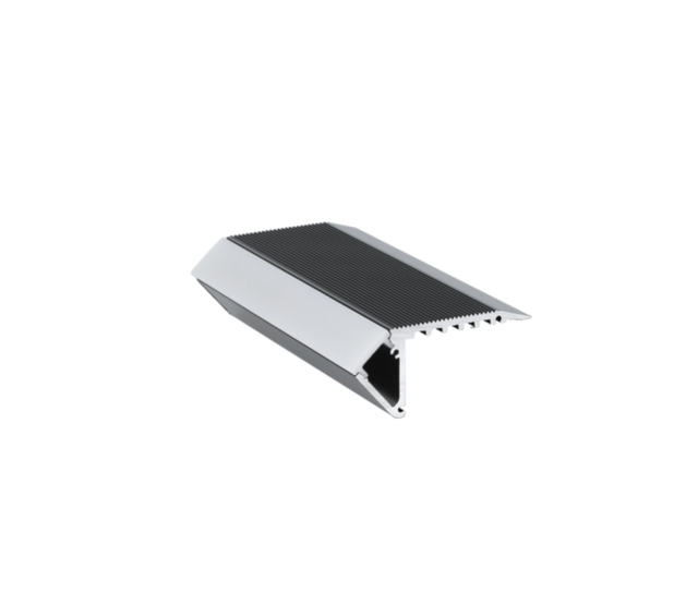 Schwarzes LED-Stufenprofil 2 Meter mit Klick-Abdeckung, 58,9 mm x 27,5 mm – B12ZWART | LED-Streifen-Profil für Treppenstufen, Aluminium, selbstklebend, IP65, inkl. Diffusor Schwarzes LED-Stufenprofil 2 Meter mit Klick-Abdeckung, 58,9 mm x 27,5 mm – B12ZWART | LED-Streifen-Profil für Treppenstufen, Aluminium, selbstklebend, IP65, inkl. Diffusor