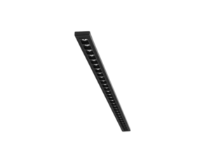 3-Phasen dimmbare lineare LED-Leuchte 56 cm Schwarz 120° Abstrahlwinkel - IRIS56