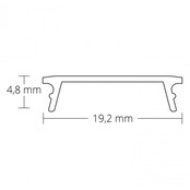 2 Meter schwarze Abdeckung für LED-Streifen statt Standardabdeckung – geeignet für 18ALU, 18WEISS, 18SCHWARZ – präzise Technik nach deutschen Normen 2 Meter schwarze Abdeckung für LED-Streifen statt Standardabdeckung – geeignet für 18ALU, 18WEISS, 18SCHWARZ – präzise Technik nach deutschen Normen