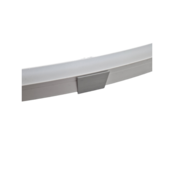 Montageklemme für LED Neon Flex 10x22 mm – eloxiertes Aluminium, für RGBW, RGBWW und RGBCCT