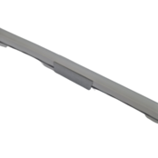 Montageklemme für LED Neon Flex 6x12 mm – eloxiertes Aluminium, mit gesenktem Bohrloch für Senkkopfschraube