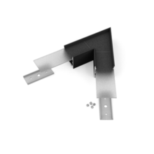 Dreieckiges LED-Aluprofil Verbindungsstück 60° XL11 Schwarz für LED Streifen