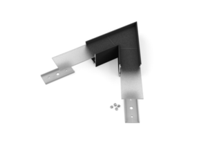 Dreieckiges LED-Aluprofil Verbindungsstück 60° XL11 Schwarz für LED Streifen