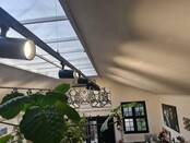 3-Phasen LED-Trackspot mit einstellbarer Farbtemperatur, 20 Watt, schwarz, Railspot, dimmbar, für flexible Beleuchtungslösungen, ideal für Wohn- und Gewerberäume, energieeffizient und langlebig