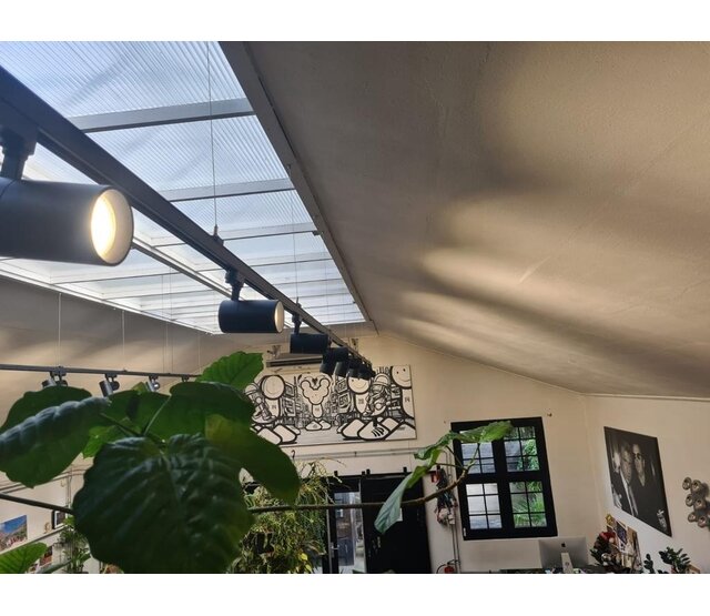 3-Phasen LED-Trackspot Luna 20 Watt, dimmbar, mit einstellbarer Farbtemperatur, schwarz – flexible, energieeffiziente Schienenbeleuchtung für Wohn- und Gewerberäume
