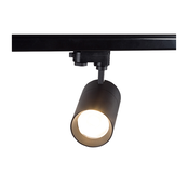 3-Phasen LED-Trackspot Luna 20 Watt, dimmbar, mit einstellbarer Farbtemperatur, schwarz – flexible, energieeffiziente Schienenbeleuchtung für Wohn- und Gewerberäume