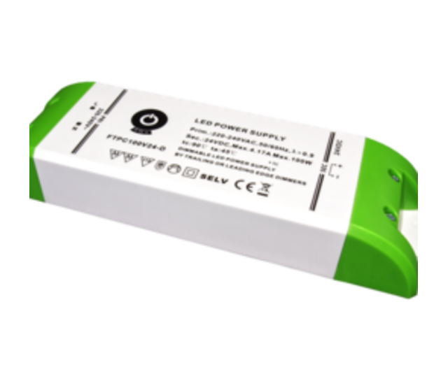 24V 100W dimmbares LED-Netzteil mit Phasenabschnitt, IP20, für LED-Streifen – FTPC100V24-D – 230V AC Eingang, Konstantspannung, 4,17A Ausgang, kompakt & effizient 24V 100W dimmbares LED-Netzteil mit Phasenabschnitt, IP20, für LED-Streifen – FTPC100V24-D – 230V AC Eingang, Konstantspannung, 4,17A Ausgang, kompakt & effizient