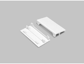 Endkappe XL50WIT zur perfekten LED-Streifen-Abdeckung – Weiß