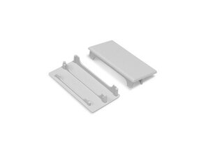 Endkappe XL50ALU für Aluminium-LED-Profil – Saubere Kanten, 50 mm breit, UV-beständig