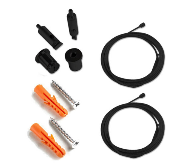 Professionelles Kabelaufhängungssystem für LED-Profile – Kompatibel mit XL304ALU, XL306ALU, XL306WIT, XL08SCHWARZ, XL340ALU, XL340WIT, XL340ZWART – Optimierte Halterungen für LED-Streifen, präzise Montage, robuste Aluminium- und Kunststoffvarianten