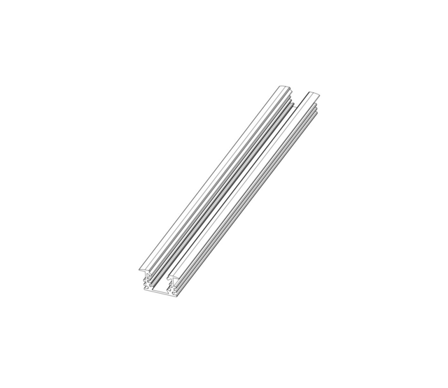 Mini LED-Einbauleiste quadratisch – MD3 ALU Aluminiumprofil Trackrail, 1m/2m, für präzise Beleuchtung in Vitrinen und Schaufenstern