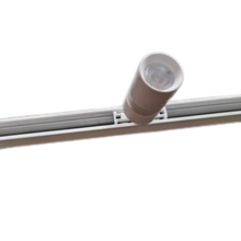 Mini LED Stromschiene quadratische Vitrine Schienenstrahler - MD3 Weiß