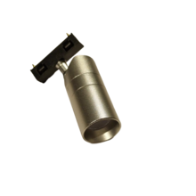 LED Vitrinenstrahler Schienenstrahler Röhre 2 Warmweiß Silber