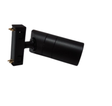 LED Vitrinenspot Schienensystem Typ Trackspot Röhre 2x Warmweiß (3000K) - Schwarz, 12W, 1050lm, 36° Abstrahlwinkel, IP20, für Akzentbeleuchtung in Geschäften oder Wohnräumen