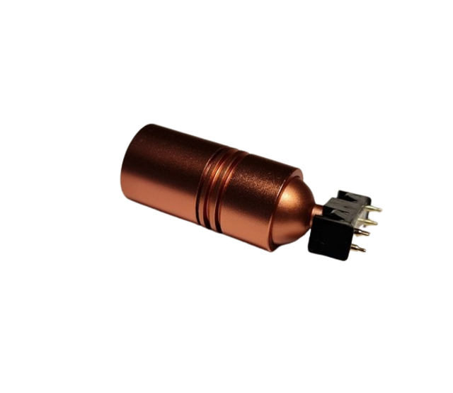LED Vitrinenspot Schienenspot Röhre Warmweiß 3000K - Roségold, 12W, 1050lm, IP20, dimmbar, 120° Lichtwinkel, 230V, für Akzentbeleuchtung in Geschäften und Ausstellungen