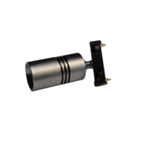 LED Vitrinenstrahler Track Spot Röhre Warmweiß Silber-Grün Metallic