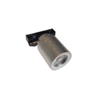 LED Vitrinenstrahler Schienenstrahler ZOOM Warmweiß Silber