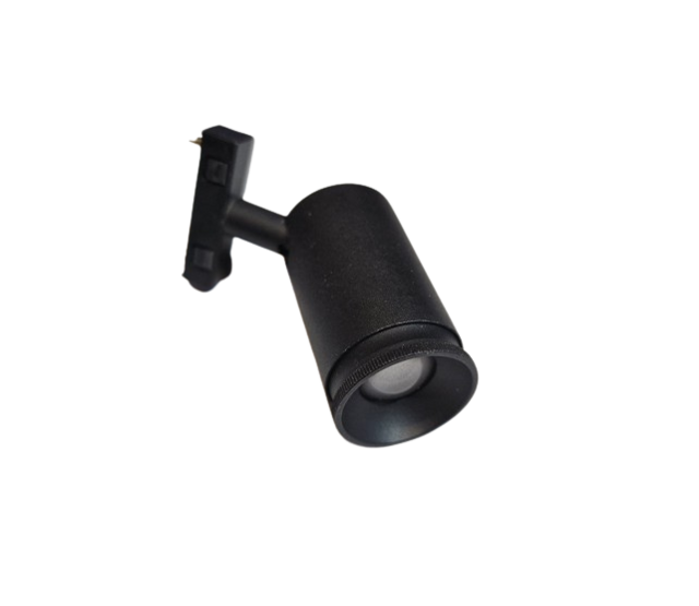 LED Vitrinenstrahler Schienenspot ZOOM 3W 2700K Extra Warmweiß – Schwarz, kompakte, dimmbare Ausführung zur Ausleuchtung von Vitrinen und Einzelstücken