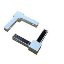 Eckverbinder 12x12 mm für weiße quadratische Schienenstrecke