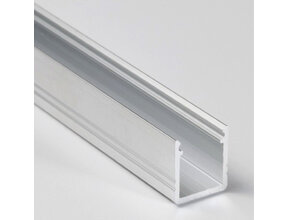 LED Aluminiumprofil 4m mit opaler Abdeckung 12x12mm für LED Streifen – SLIM200ALU