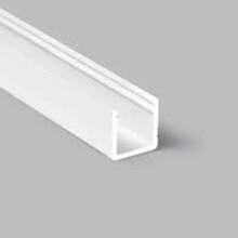Weißes LED Alu Profil 4m mit Abdeckung 12x12mm – SLIM200WEISS