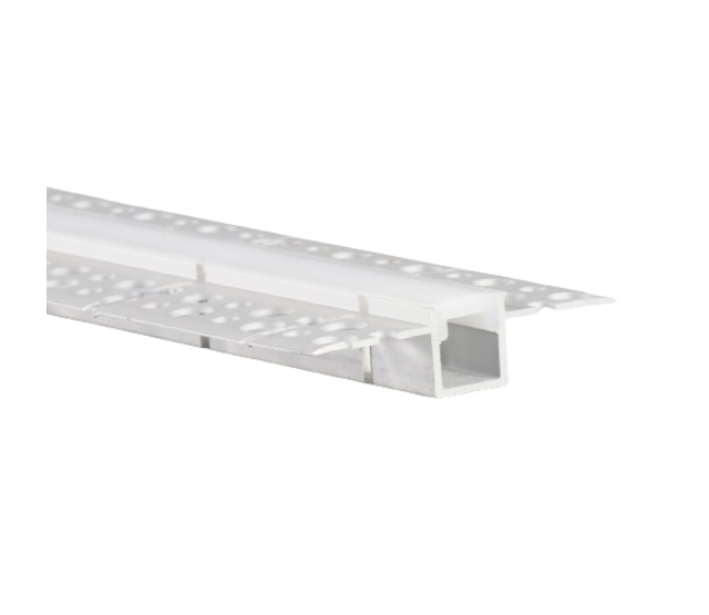 Biegbares LED Trockenbauprofil STUC360 – 1,5 m, 52,39 × 11 mm | Zum Einputzen in Kurven & Rundungen