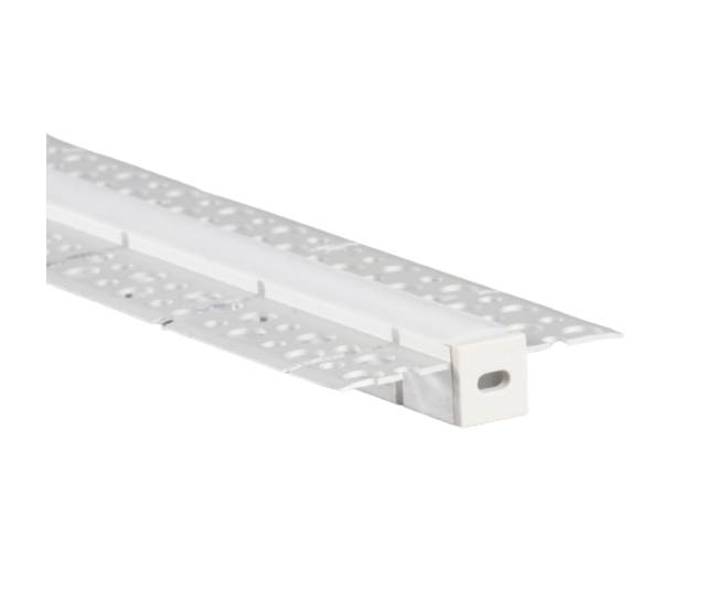Biegbares LED Trockenbauprofil STUC360 – 1,5 m, 52,39 × 11 mm | Zum Einputzen in Kurven & Rundungen